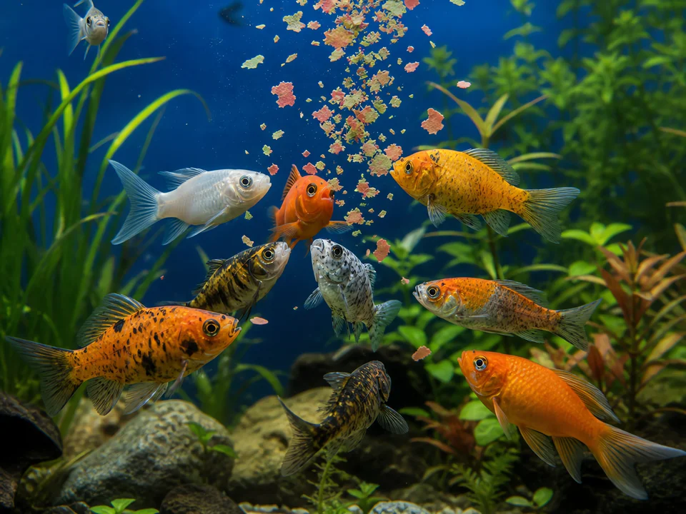 Aquarium Fish Feeding: Schedule, Amounts & Best Foods